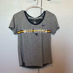 Nike Women's Gray West Virginia Athletic Top